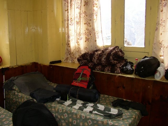 Zimmer in der Khumbu Lodge
